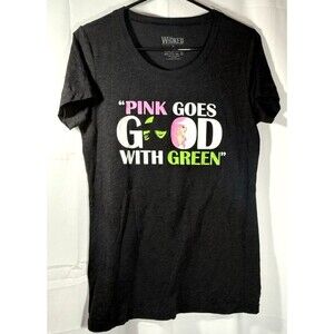 Wicked Broadway Musical Womens T-Shirt Graphic Tee Theater Size XL